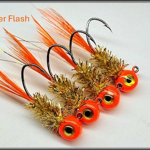 Amber Flash Crappie Fishing Jigs