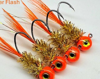 Amber Flash Crappie Fishing Jigs