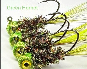 Green Hornet Crappie Fishing Jigs