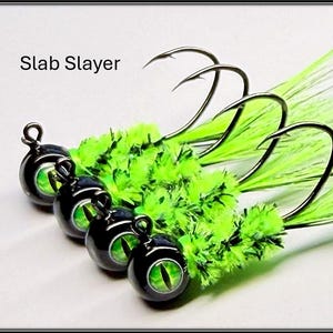 Slab Slayer Crappie Fishing Jigs