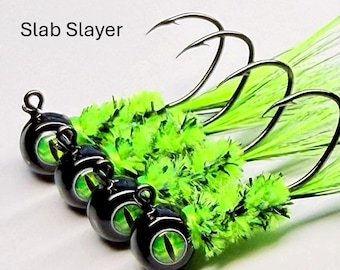 Slab Slayer Crappie Fishing Jigs