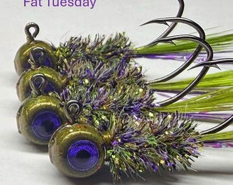 Fat Tuesday Crappie Fishing Jigs