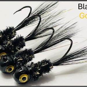 Black Gold Crappie Fishing Jigs