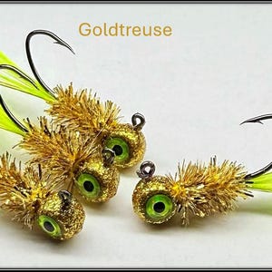 Goldtreuse Crappie Fishing Jigs