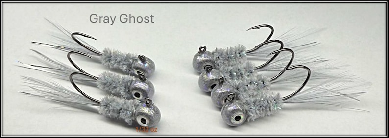Gray Ghost Crappie Fishing Jigs image 2