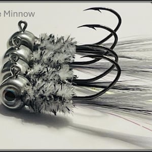 Chrome Minnow Crappie Fishing Jigs