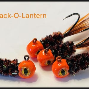Jack-O-Lantern Crappie Fishing Jigs