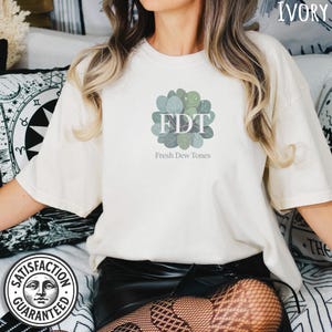 Subtle FDT Shirt, F*ck Donald Trump Tshirt, Floral FDT Gift, Flower Anti Trump T-shirt, Anti MAGA Shirts, Political T shirt, Feminist Gift