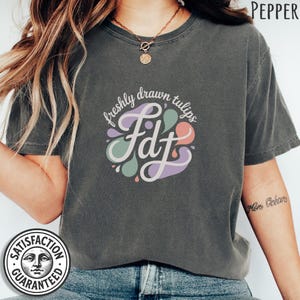 Subtle FDT Shirt, F*ck Donald Trump Tshirt, Floral FDT Gift, Flower Anti Trump T-shirt, Anti MAGA Shirts, Political T shirt, Feminist Gift