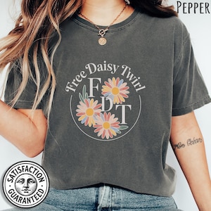 Subtle FDT Shirt, F*ck Donald Trump Tshirt, Floral FDT Gift, Flower Anti Trump T-shirt, Anti MAGA Shirts, Political T shirt, Feminist Gift