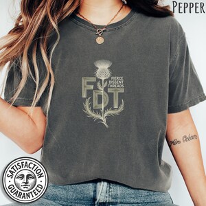 Subtle FDT Shirt, F*ck Donald Trump Tshirt, Floral FDT Gift, Flower Anti Trump T-shirt, Anti MAGA Shirts, Political T shirt, Feminist Gift