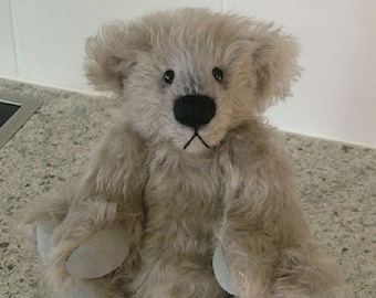 PDF Teddy Bear Pattern for making your own Artist Bear "Dubly" Collectable artist designed mohair bears by Nioka Bears