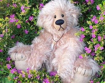 Pattern for Teddy Bear "Zev" Artist designed with pulled toes- by Nioka Bears