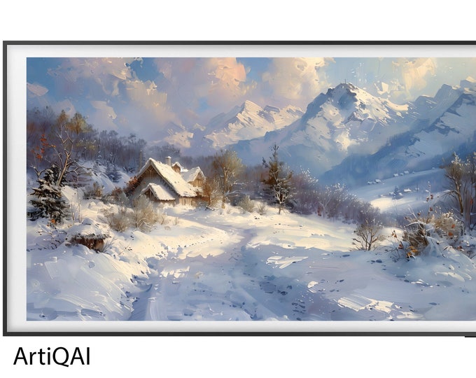 Samsung Frame TV art | Winter land | Artwork for Samsung Frame TV