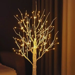 Glowing Birch Tree LED Lights