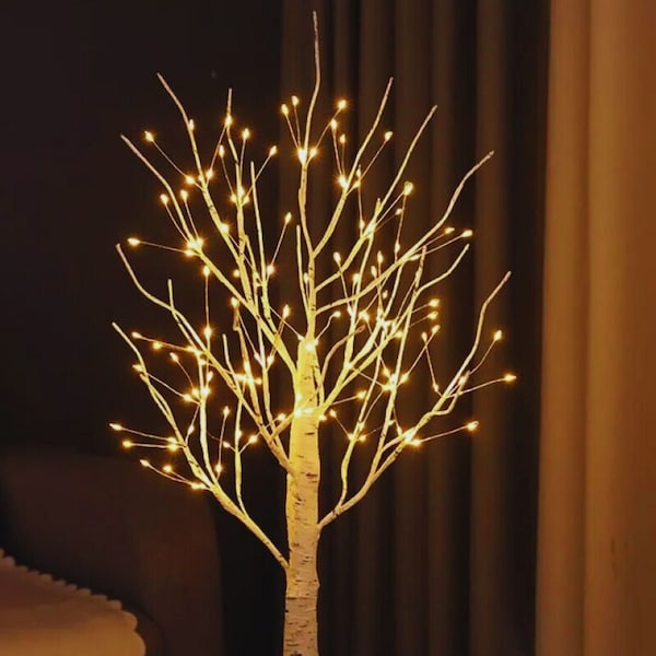 Glowing Birch Tree LED Lights