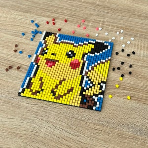 3D Pikachu pixel art
