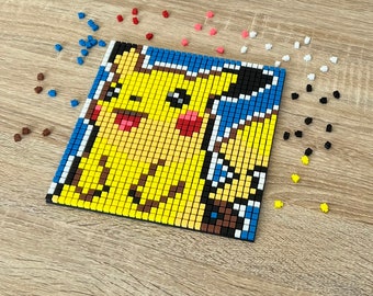 3D Pikachu pixel art