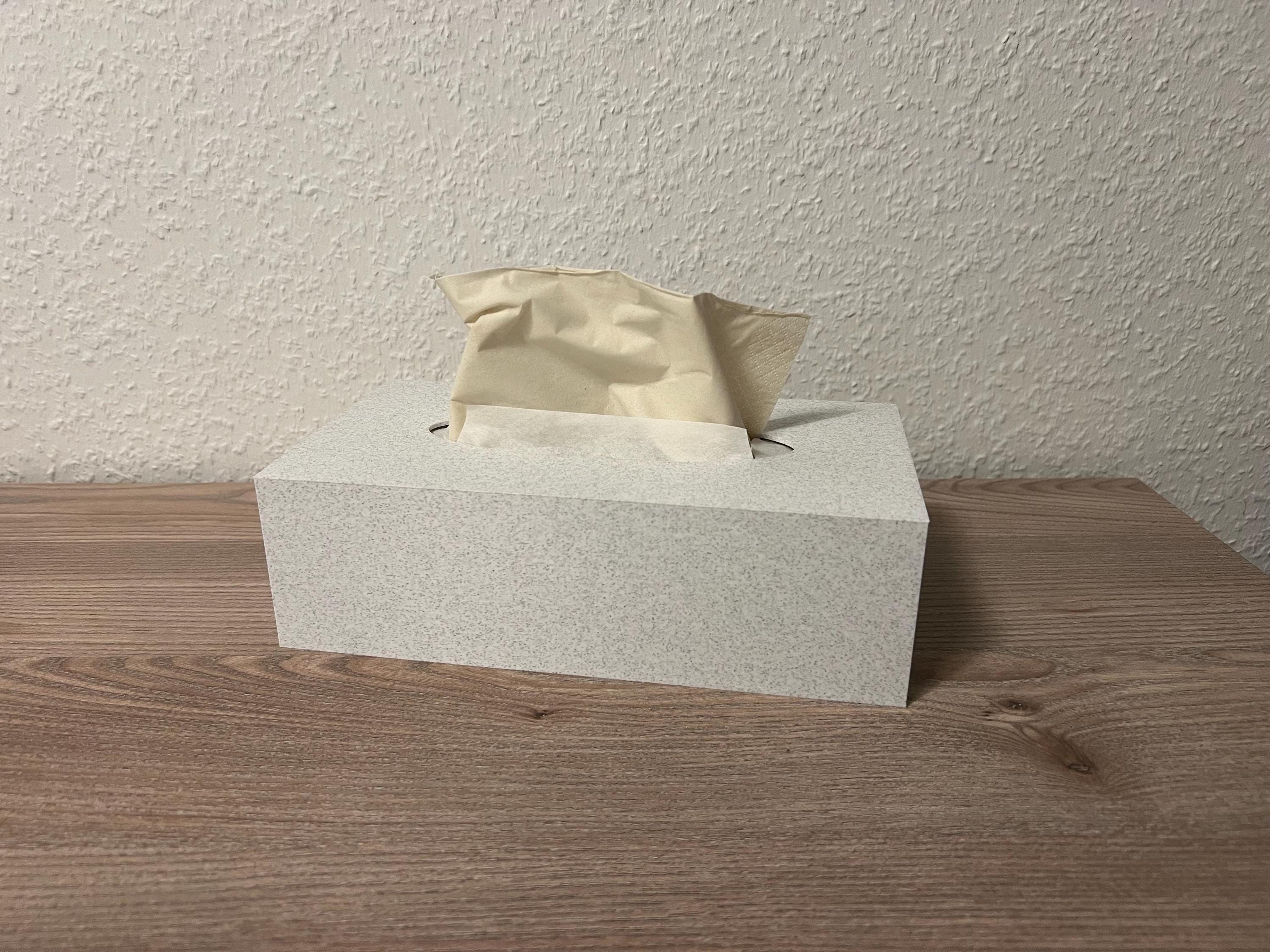 Justina Claire Taschentuchhalter 'Narzisse' – Weiß, 12,5 X 8 Cm