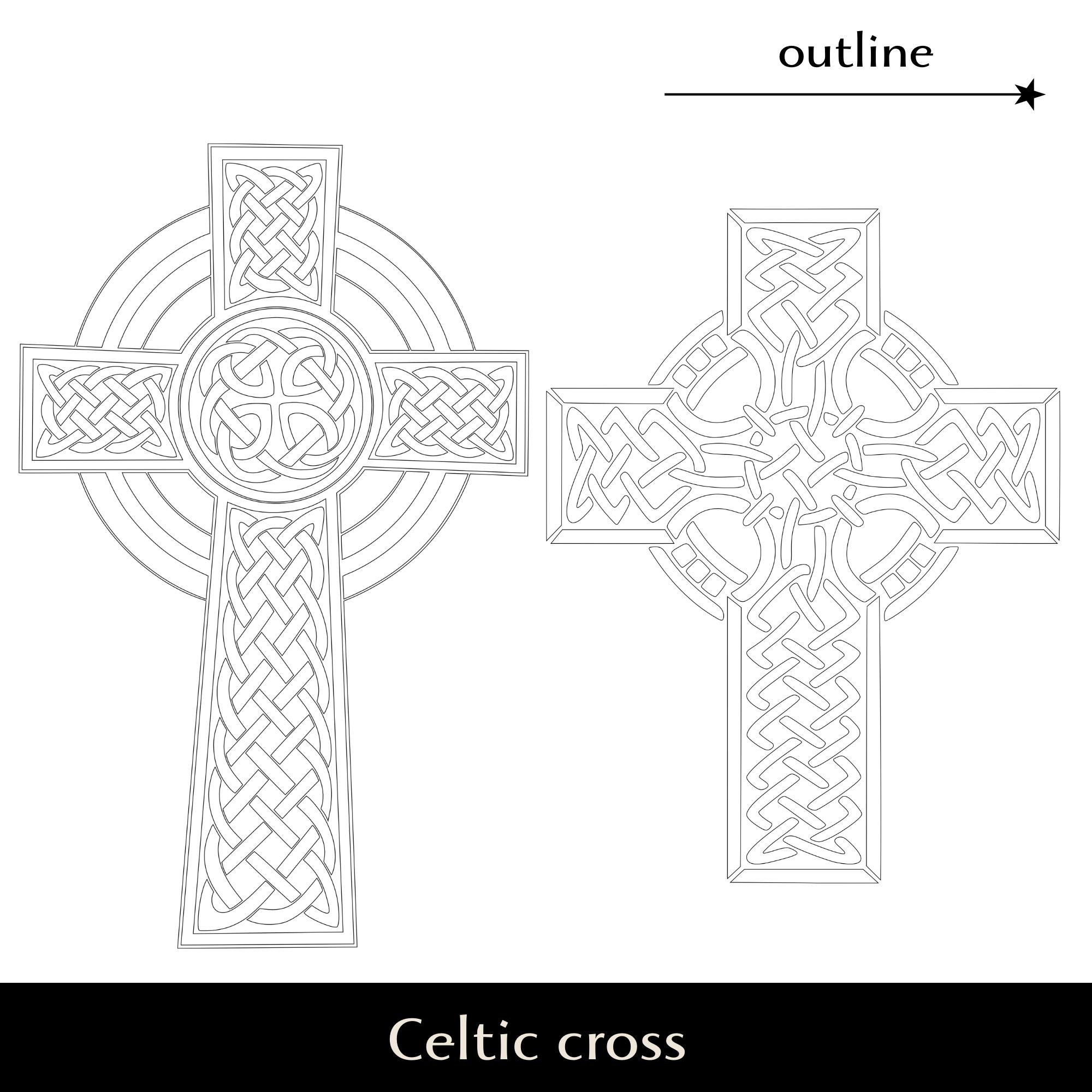 Celtic Cross With Nimbus Ring SVG, Northern Europe Ringed High Crosses ...