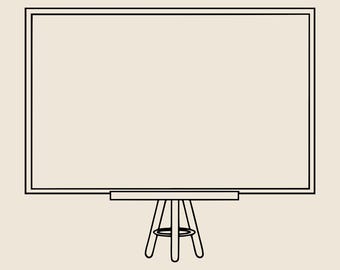 Chalkboard font SVG, Writing board png, eps, dxf, Vector for teachers, School themed frame clipart, Back to school, Simple blackboard logo