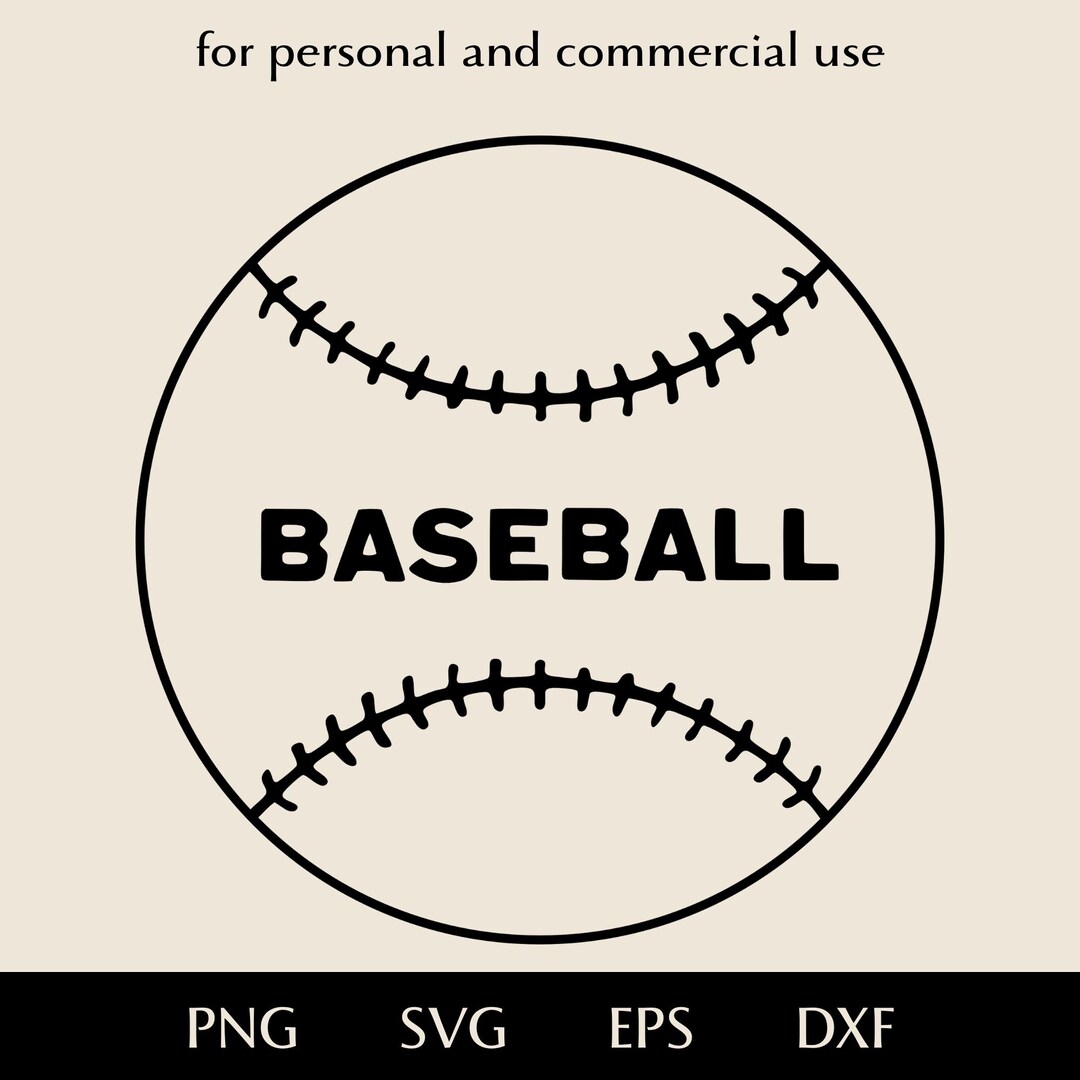 Baseball With Text in the Middle SVG, Two-seam Fastball Png, Eps, Dxf ...