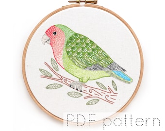 Lovebird | Hand Embroidery Pattern Download