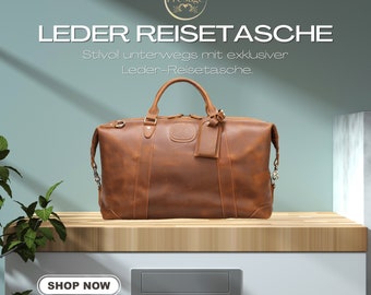 Premium Leder Reisetasche, Leder Seesack, Leder Weekender Tasche, Leder Sporttasche, Reisesack, Geschenk, Handgepäck