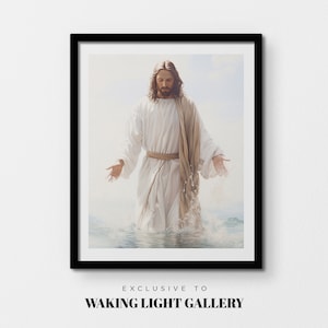 Resurrected Christ | Christian Art | Bible Art | Jesus Art | Digital Download | Resurrection | Wall Art | Easter | Risen Lord