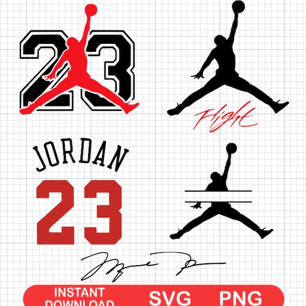 Jordan Bundle / Svg Png Digital Files / Print and cut / Instant Download / Cricut Silhouette