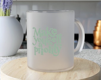 Frosted Glass Mug