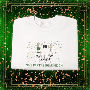 Gatsby Ghost Sweatshirt | The Party&#39;s Roaring On, Broadway Halloween Merch