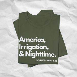 Schrute Farms B&B Shirt | Dwight Schrute Quote, Beet Farm Souvenir