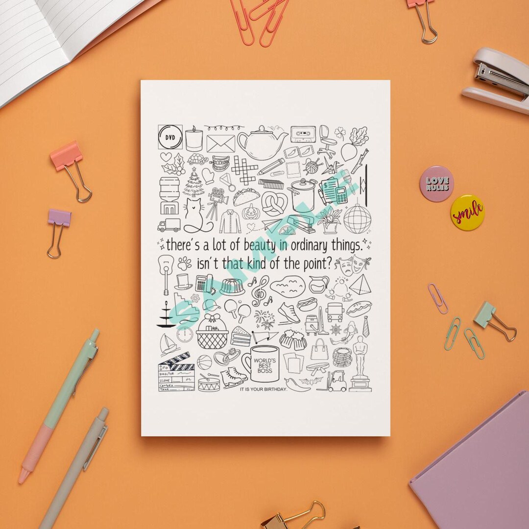 The Office Printable 8x10 Beauty in Ordinary Things the Office Quote