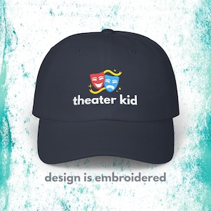 Embroidered &quot;Theater Kid&quot; Cap | Musical Theater Apparel, Broadway Fan Hat