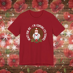 Hadestown Christmas T-Shirt | Orpheus Santa, Broadway Musical Holiday Merch