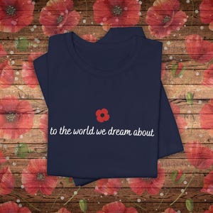 Hadestown Tee: &quot;To The World We Dream About&quot; | Orpheus & Eurydice Quote