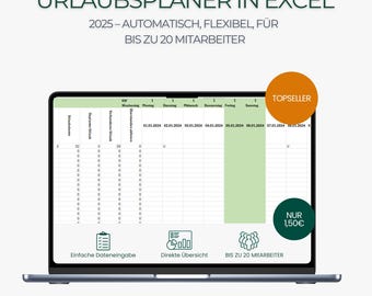 Vacation Planner 2025 | #VacationPlanning #ExcelTemplate