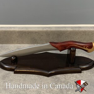 Hand-Carved Wooden Elven Dagger