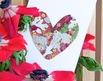 Carte Amour Cœur - Format A6