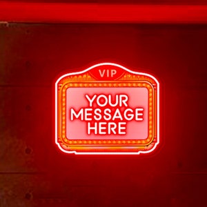 ナイトクラブ VIP ネオンサイン、カスタム ナイトクラブ ネオンサイン、パーソナライズされたバー ウォール サイン、LED ネオン ライト クラブ、バー カート デコレーション、男の隠れ家に最適なギフト