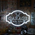 Custom LED Neon Garage Sign, Personalized Man Cave Light, Car Workshop Wall Decor, Gift for Him, Car Enthusiast Room Sign, Gift for husband product logo