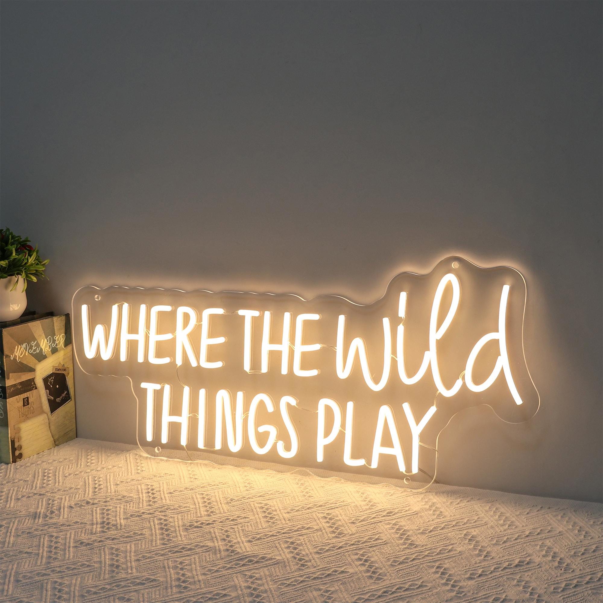 NEONETICS ネオン管アートパネルWILDTHINGS 在庫2025