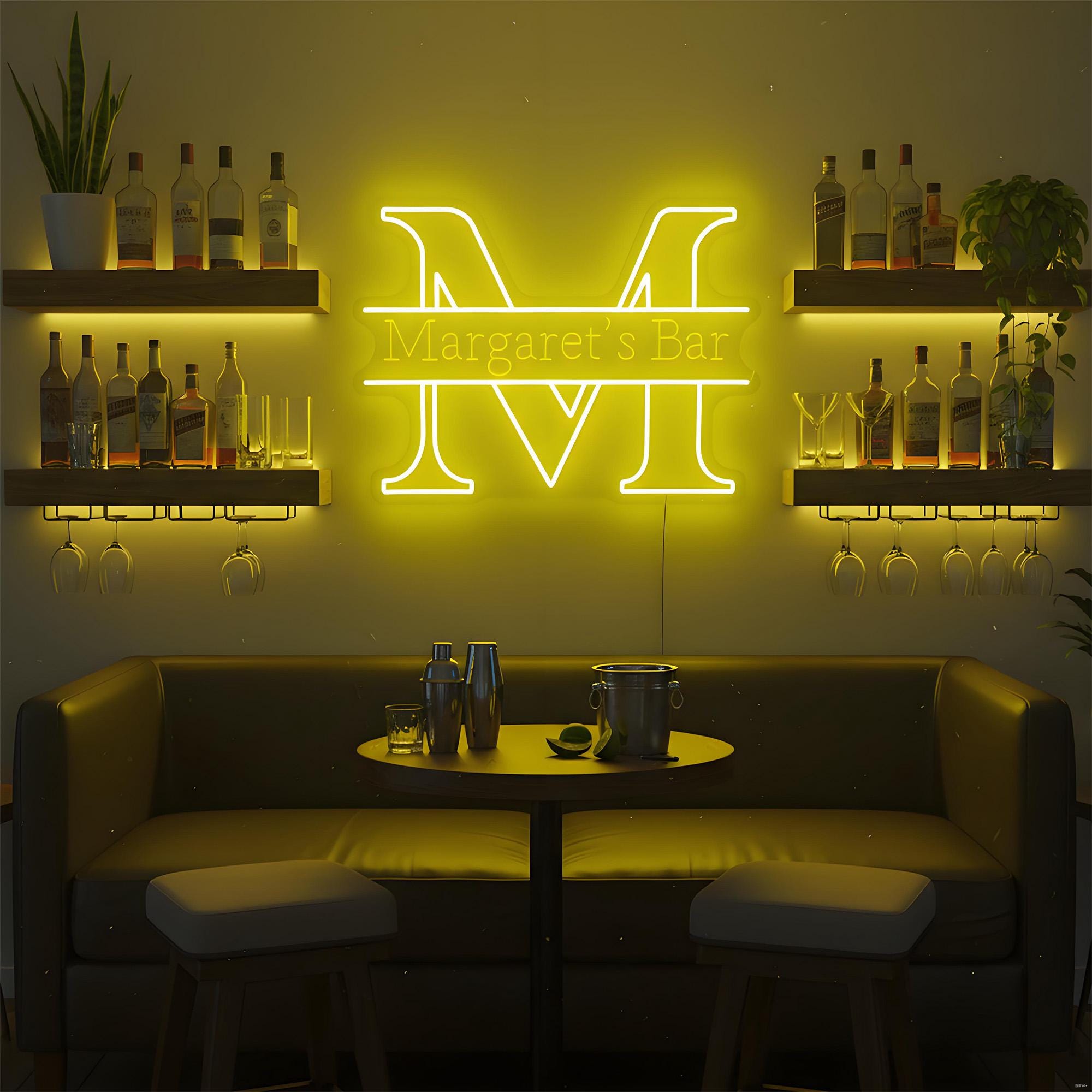 Personalized Bar Neon Sign,custom Bar Neon Sign,whiskey Cocktail ...