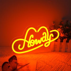 Howdy neon sign,Cowboy Hat Neon Sign,Texas Cowboy Cowgirl,Light Up Cowboy Party Decor Signs,Cowboy Bar Decor, Cowboy decor,Cowboy Gift Ideas