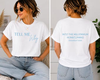 Backstreet Boys Düsseldorf 2026 Shirt | Tell me why | BSB Konzert Outfit | 90s Boyband Fan | Millenial Blue|Backprint