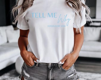 Camiseta de los Backstreet Boys | Camiseta de fan de Tell Me Why | Atuendo para concierto en Düsseldorf | Camiseta de boy band de los 90 | Azul claro