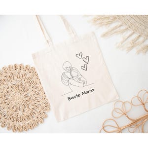 Jute Beutel, Geschenk, Beste Mama,Muttertag, Weltbeste Mama ,Einkaufstasche, Mama, Tasche, Statementbeutel, Tragetasche, Geschenk Geburt