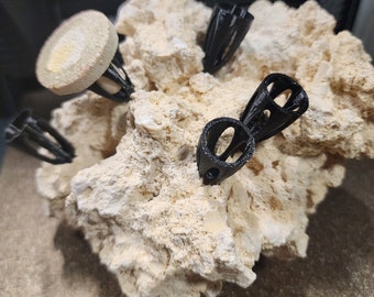 3D Printed Frag Plug Rock Inserts - Coral Mount for Live Rock (10 Pack) | Reef Aquarium