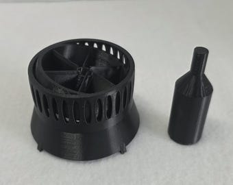 STL File - Ecotech Vortec MP40 Flow Director - Adjustable Powerhead Flow Deflector | Print at Home Reef Aquarium